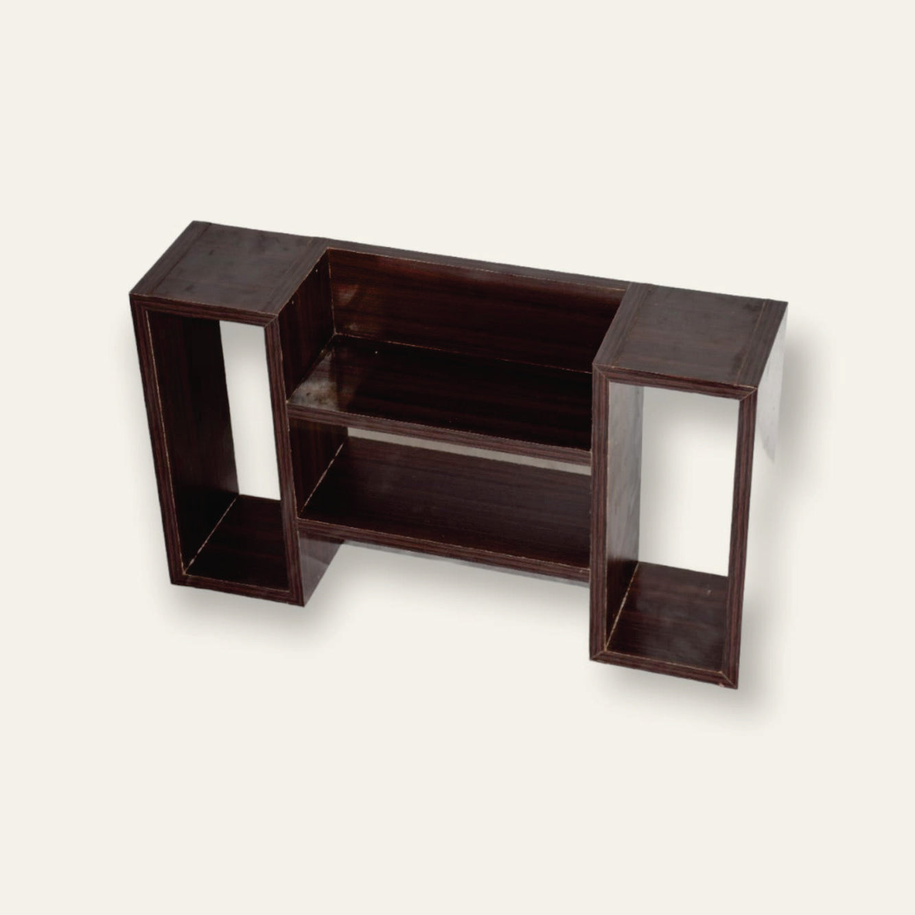 Wooden Wall Mounted Bookcase - Floating Wooden Shelves for Living Room or Home Office (Laly.pk) WS208.