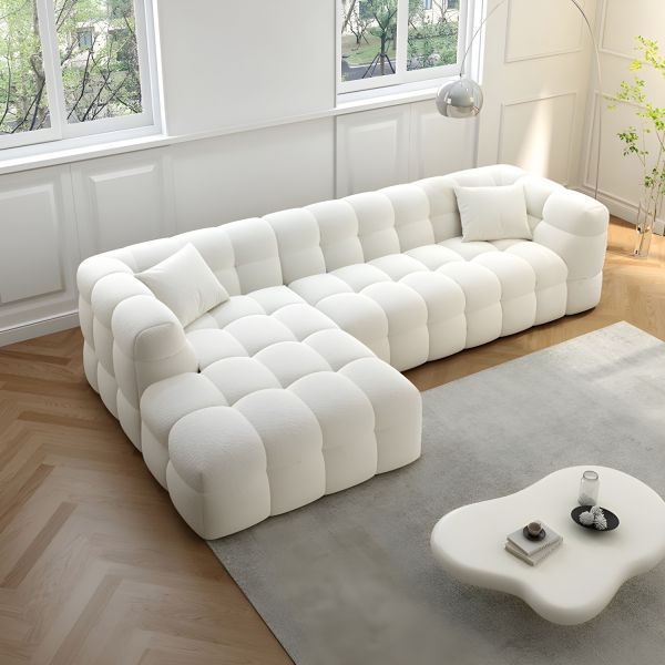 Clark L Shape 5 Seater Sofa By Laly.pk - S12