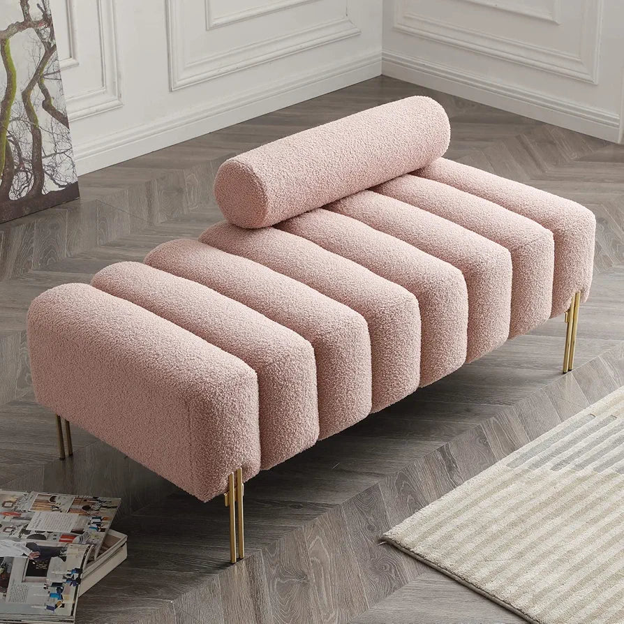 Beautyful Teddy Fabric Bench By Laly.pk - S13