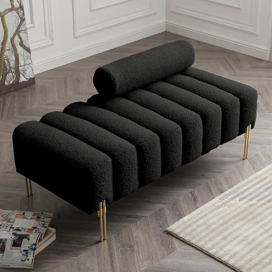 Beautyful Teddy Fabric Bench By Laly.pk - S13