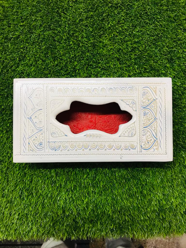 Beautiful Wooden Tissue Box Naqshi Design By (Laly.pk).