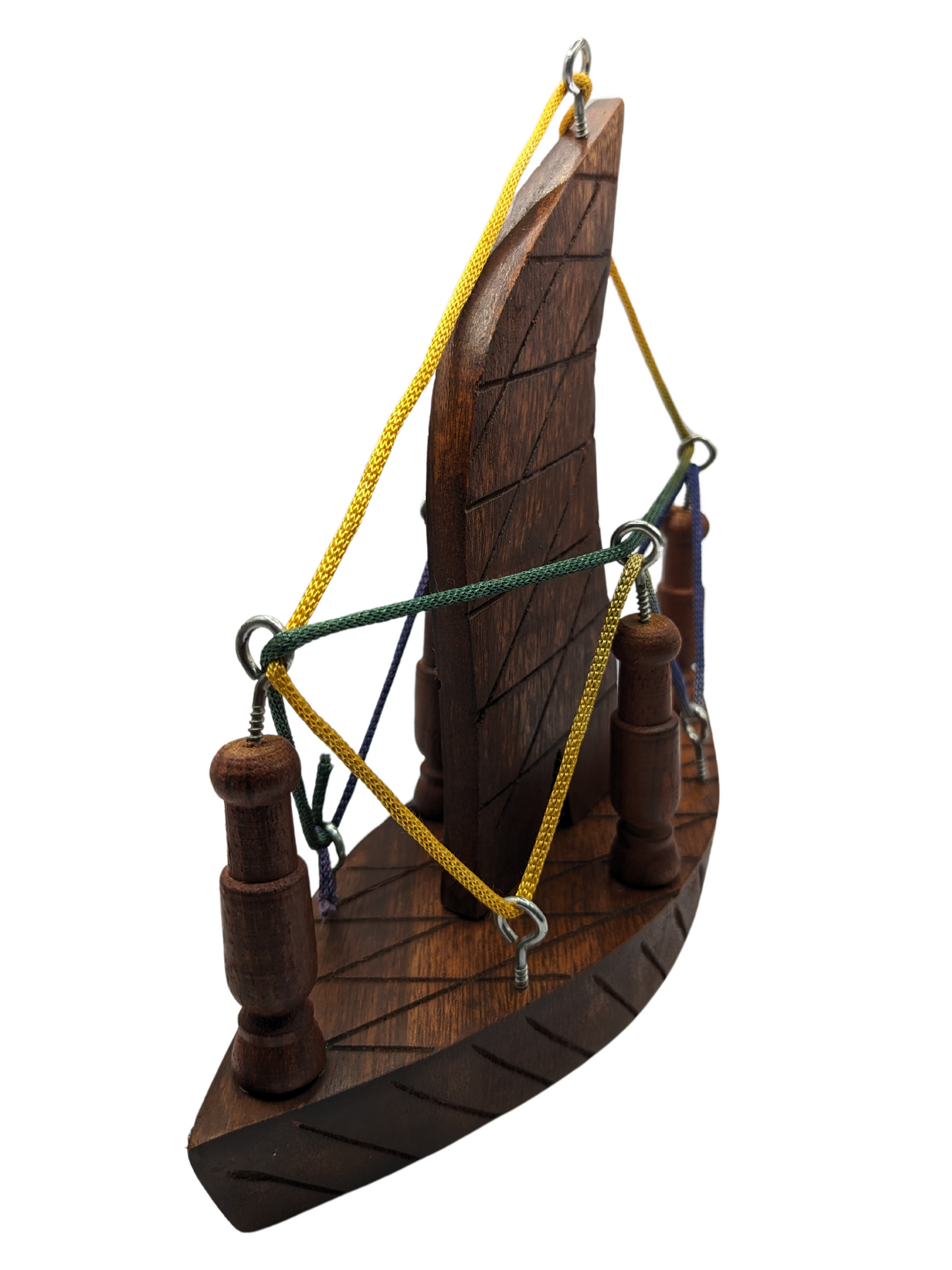 Hand-Made Wooden Boat Showpiece - Wooden Boat For Decoration By laly.pk