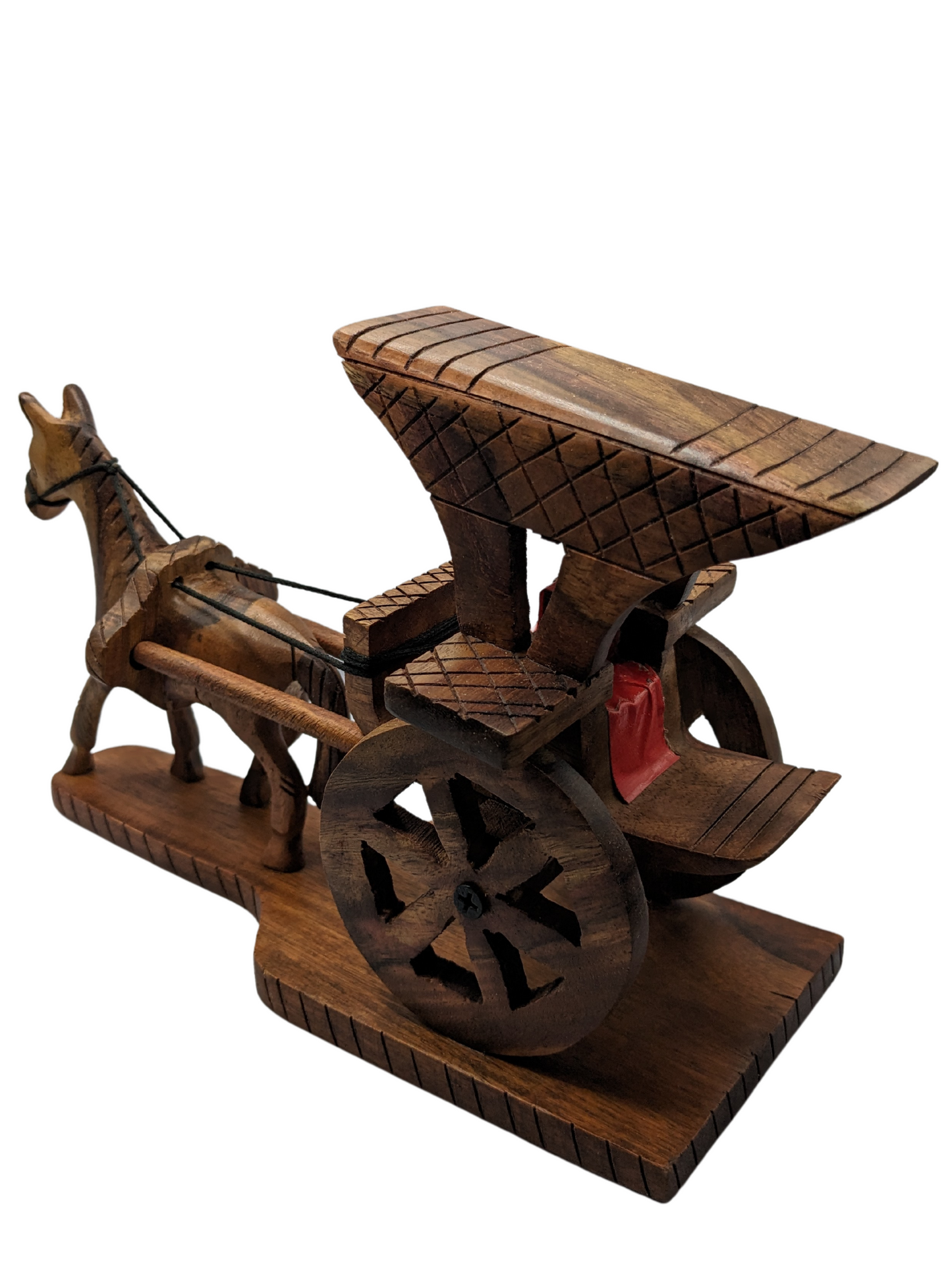 Beautiful Wooden Hand Made Tanga Horse/Ghora (Laly.pk).