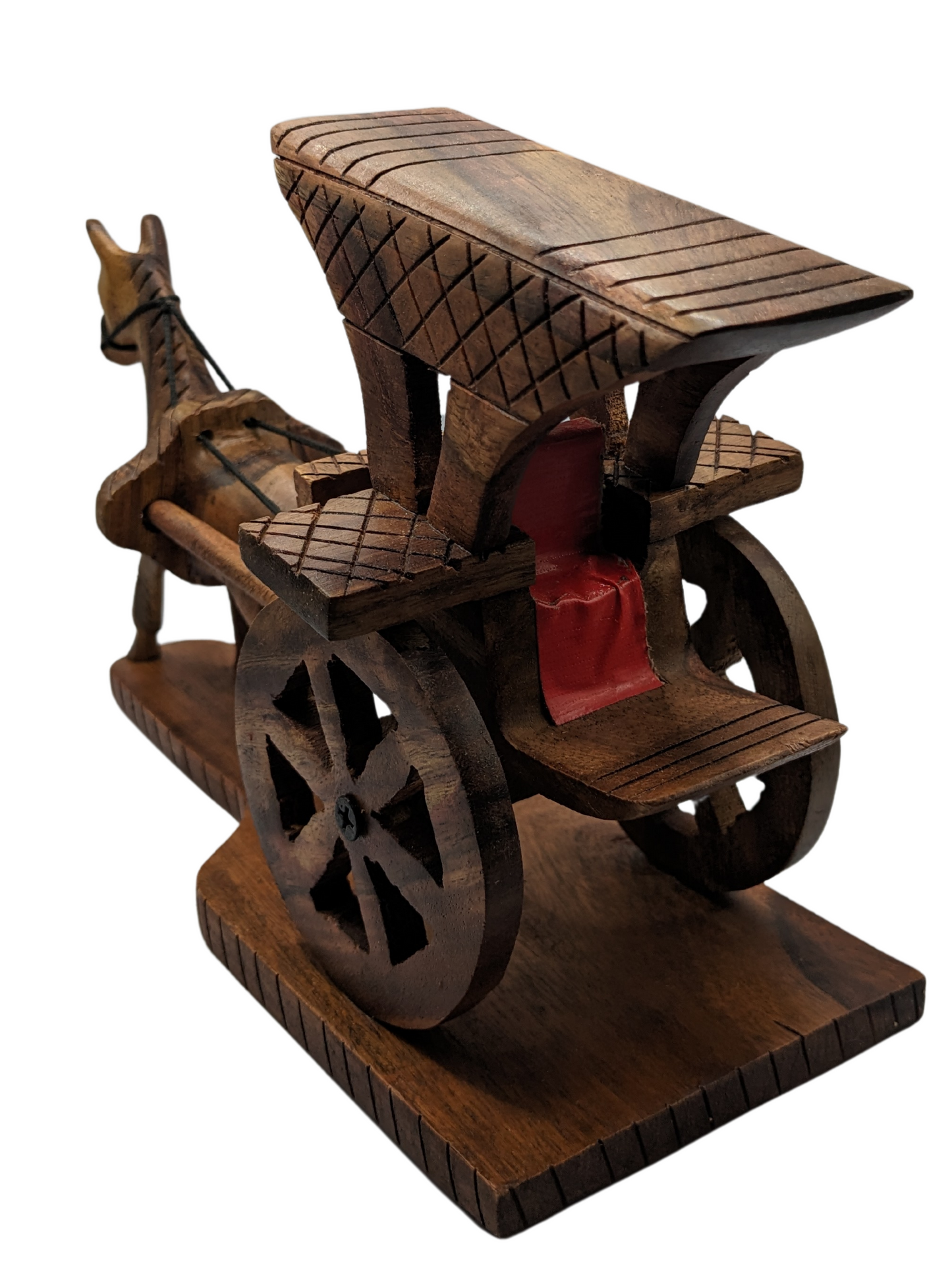 Beautiful Wooden Hand Made Tanga Horse/Ghora (Laly.pk).