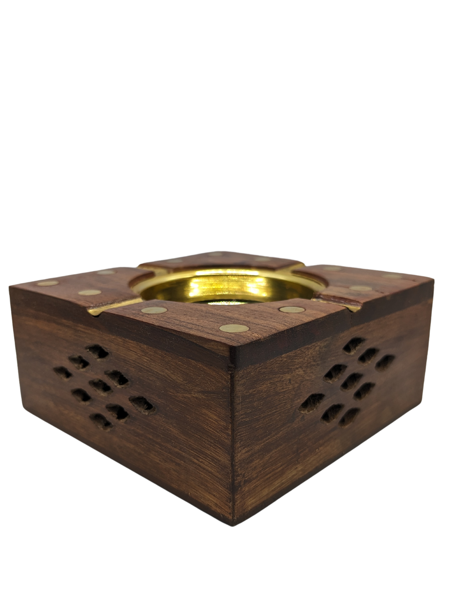 Beautiful Wooden Smooking ASH Tray By (Laly.pk).