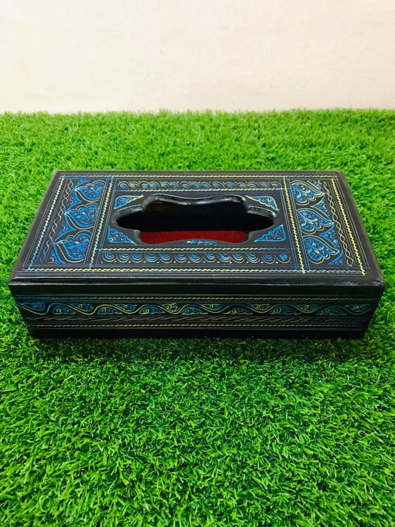 Beautiful Wooden Tissue Box Naqshi Design By (Laly.pk).