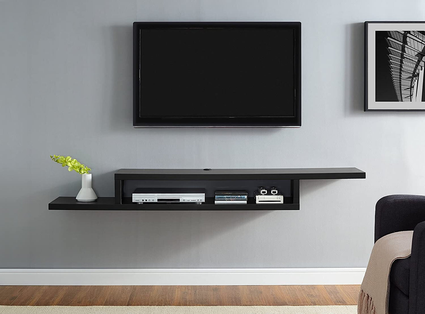 Wooden TV & LCD Cabinet and Decorative Holder - "Elegant TV Cabinet & Wall Mount" (WS137).