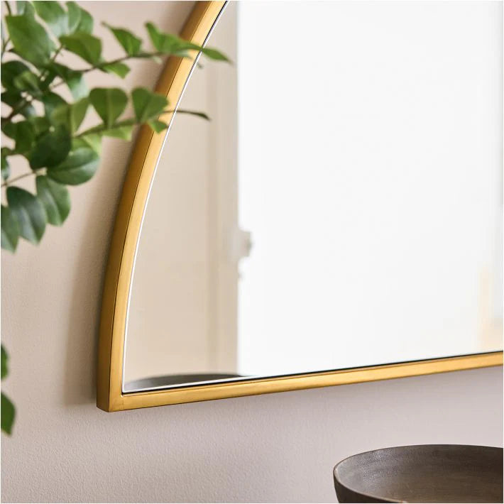 Half Moon Mirror By Laly.pk - M22