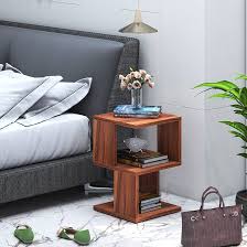 Bedside Table Rectangle Hallow Design - Side Bed Table By laly.pk