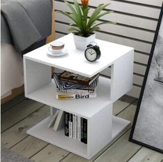 Bedside Table Rectangle Hallow Design - Side Bed Table By laly.pk