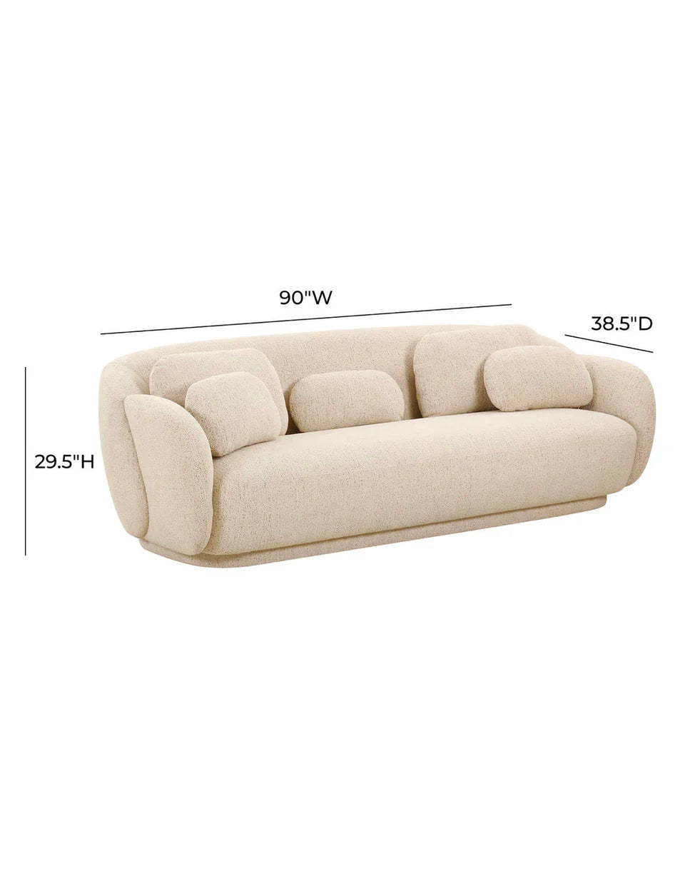 Berlin 3 Seater Sofa By Laly.pk - S19