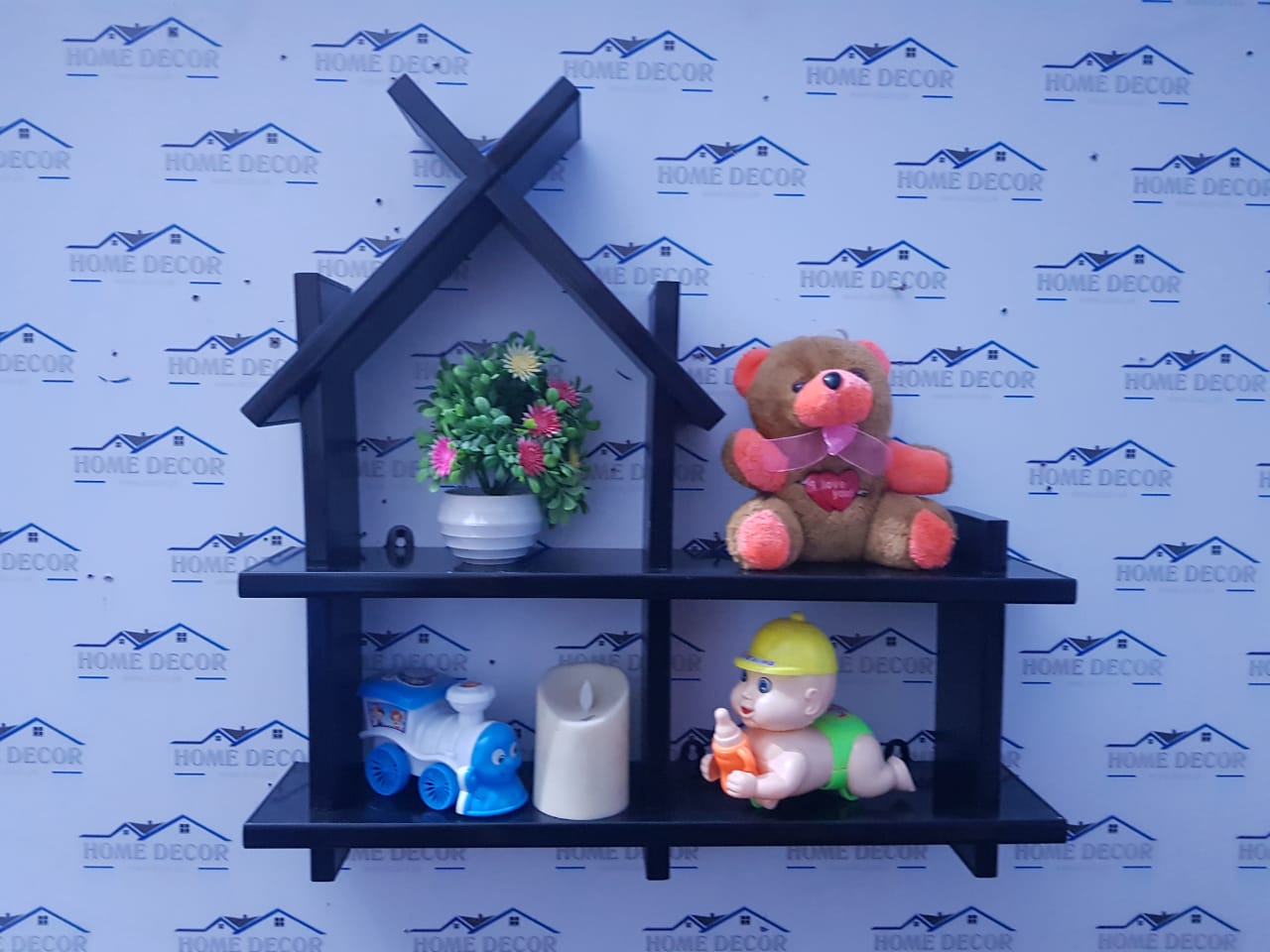 Wooden Doll House for Kids - Creative Wooden Toy Storage and Display (laly.pk) WS122