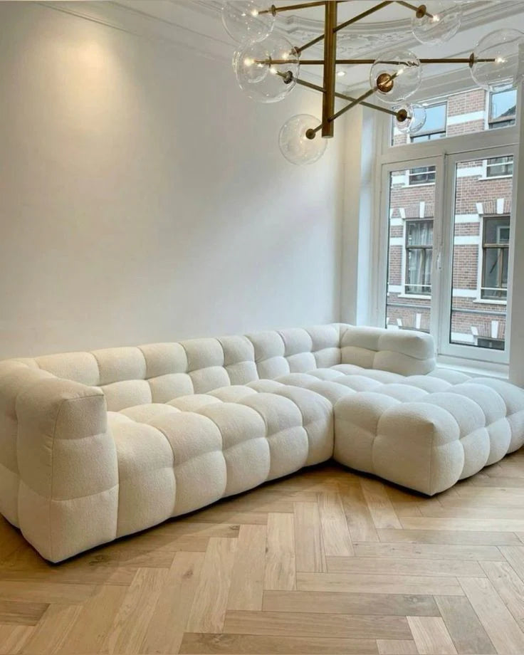 Clark L Shape 5 Seater Sofa By Laly.pk - S12