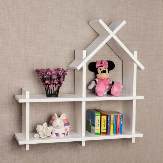 Wooden Doll House for Kids - Creative Wooden Toy Storage and Display (laly.pk) WS122