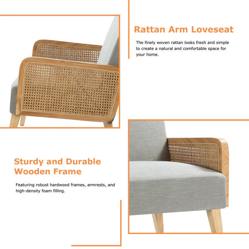 Upholstered Loveseat By Laly.pk - S24