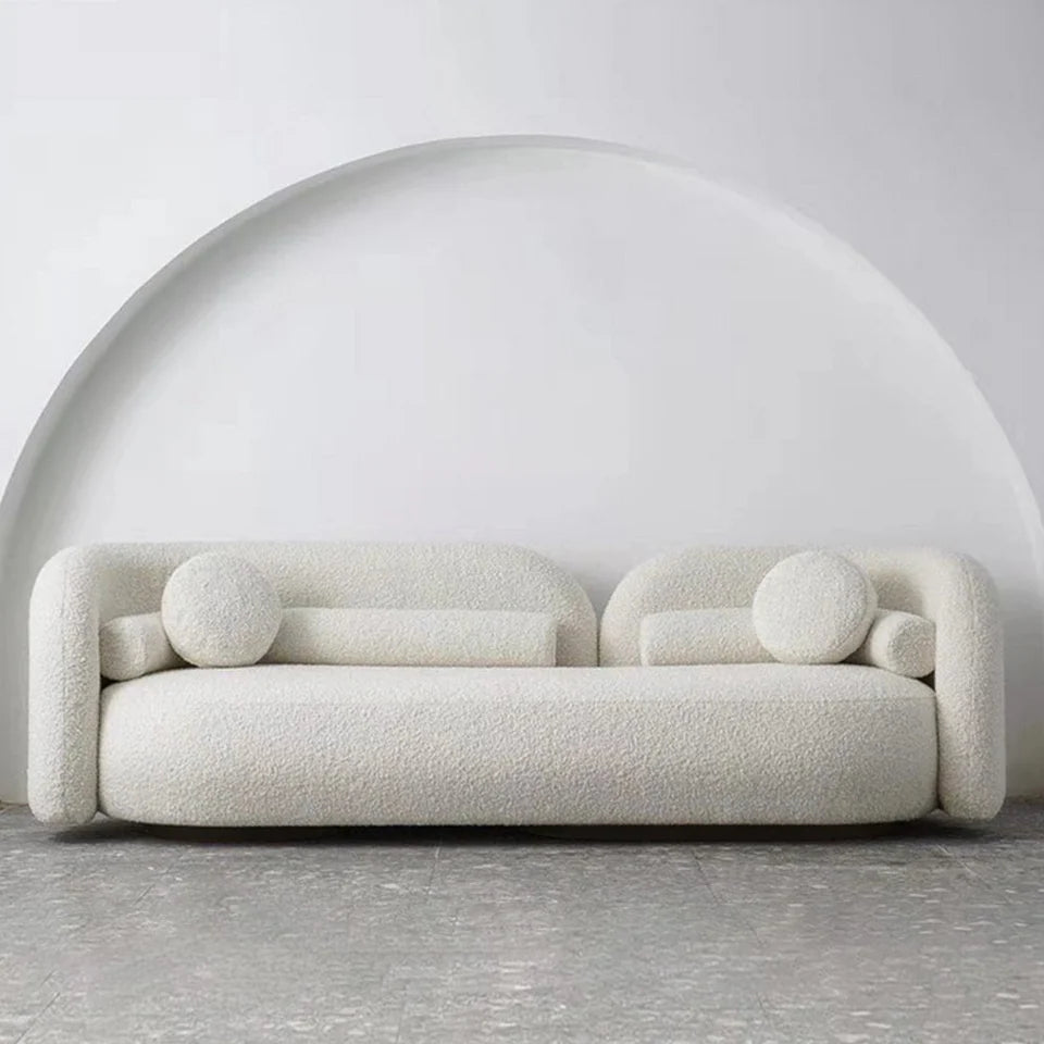 Evony Boucle 3 Seater Sofa By Laly.pk - S22