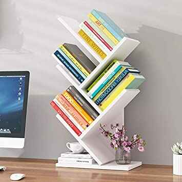 Wooden Book Shelve - Natural Wooden Home & Office Decor by Laly.pk (WS107)