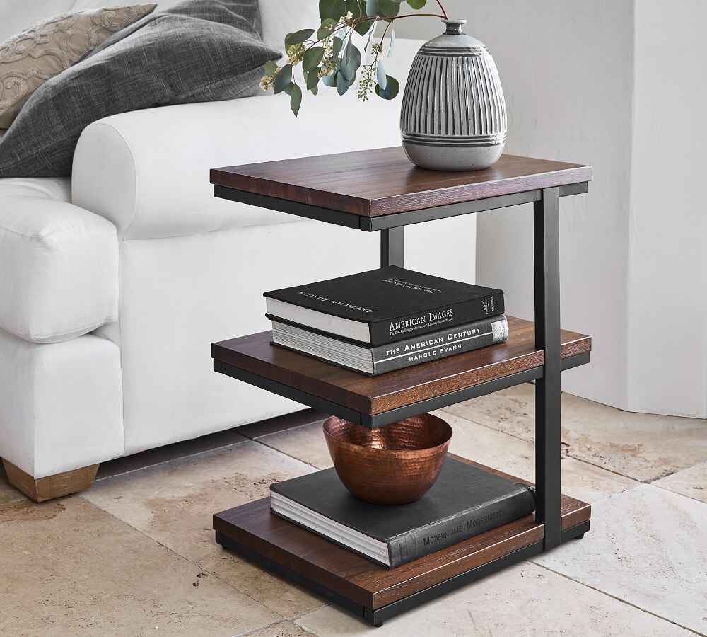 3 Tier Side Wooden Table - Minimalistic and Functional End Wooden Table By laly.pk (WS136)