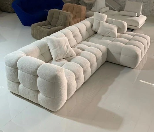 Clark L Shape 5 Seater Sofa By Laly.pk - S12