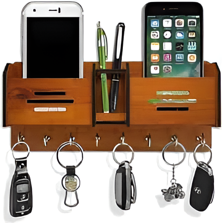 Wooden Keys And Phones Wall Art By Laly.pk - (A106)