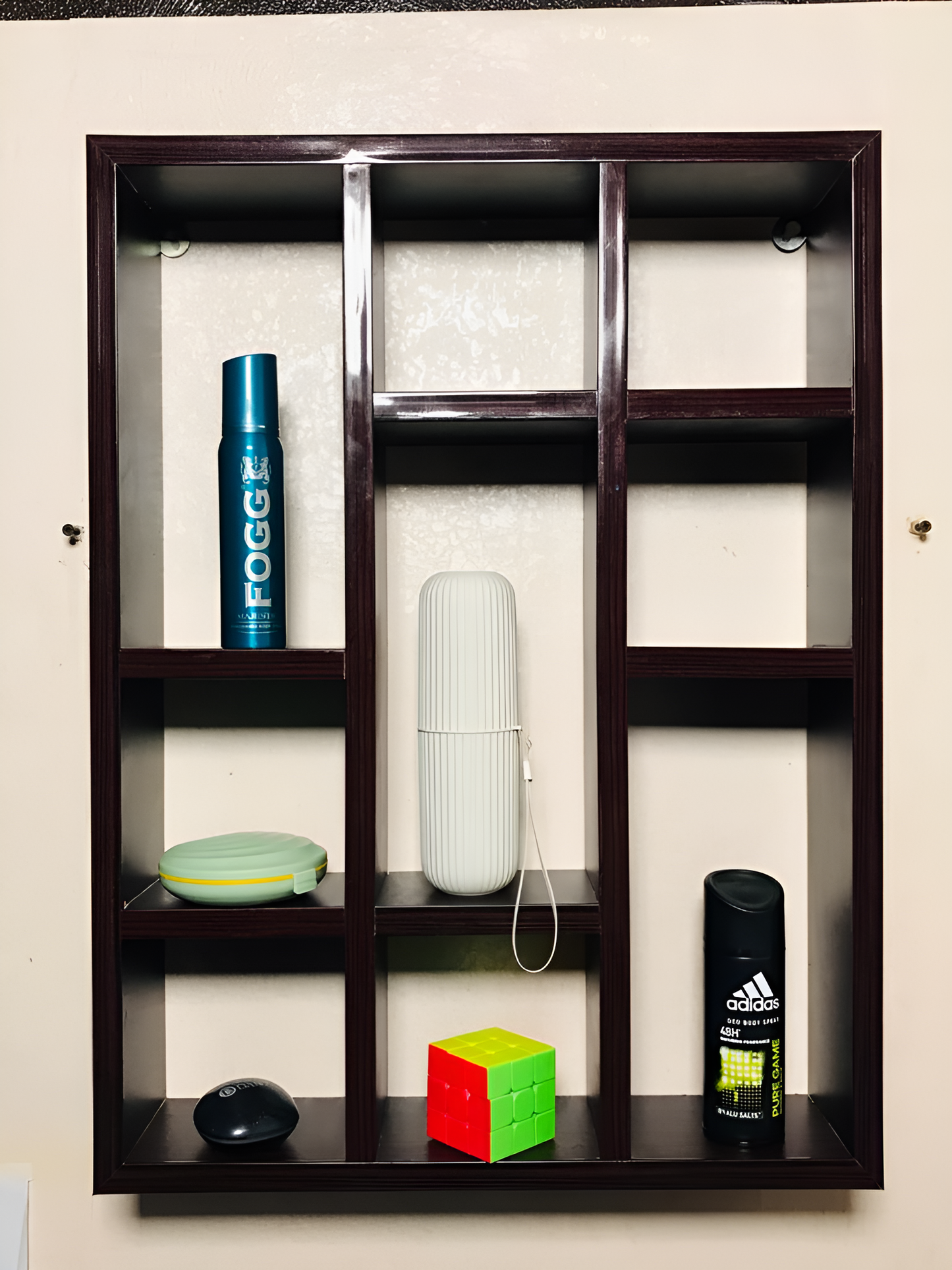 Wooden Horizontal Wall Mounted Shelf By Laly.pk - WS117.