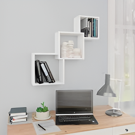 Wooden CUBE Wall Shelf By Laly.pk - (WS202)