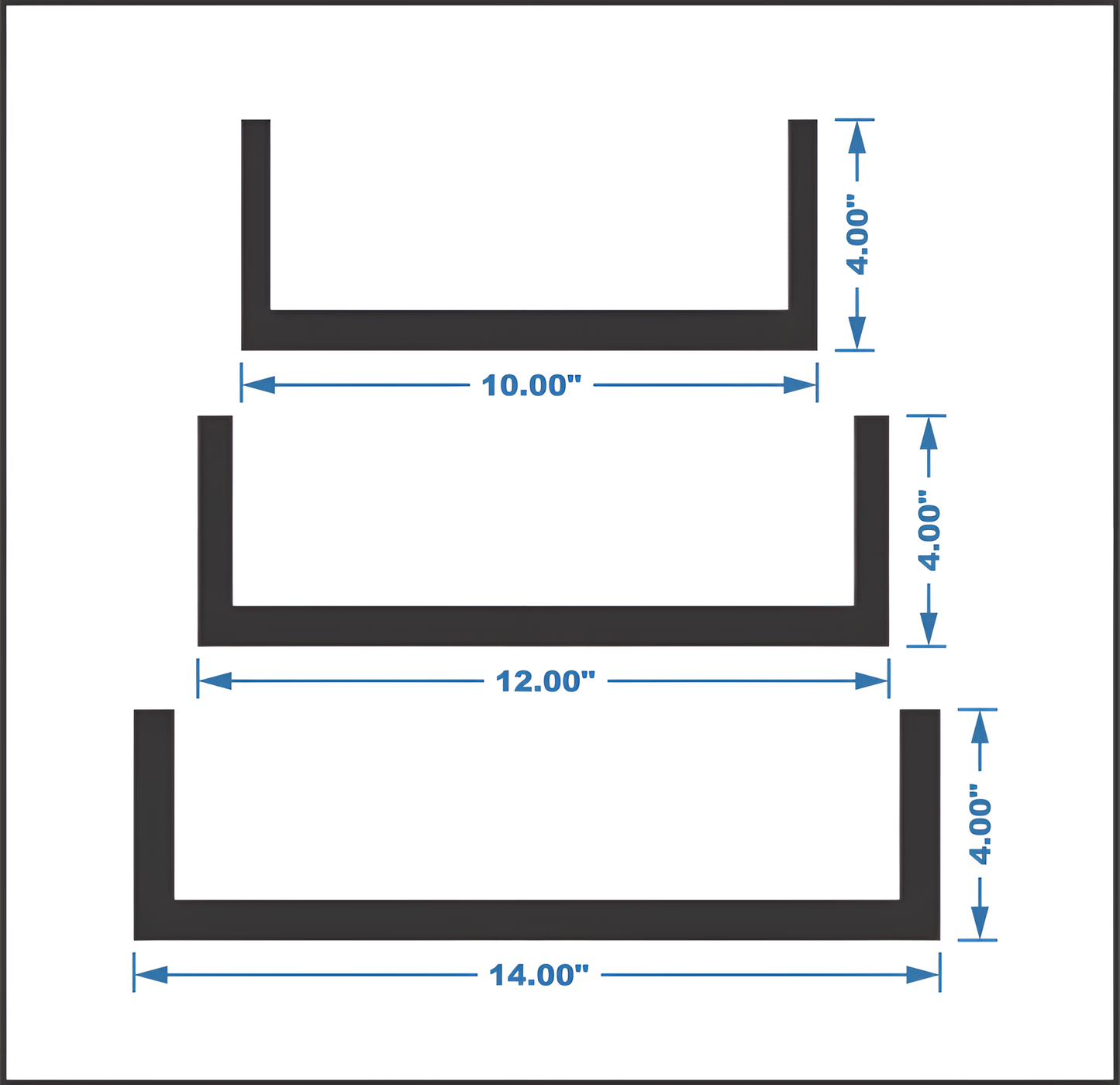 Wooden Set Of 3 Wall Shelf's For Decoration By Laly.pk - WS101.